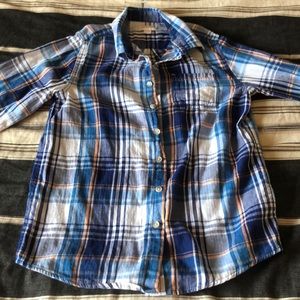 Cat and jack boys button up shirt